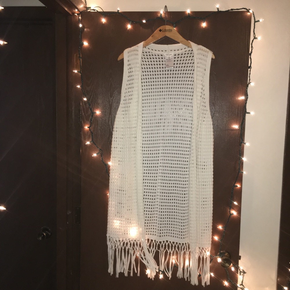 Crocheted cardigan